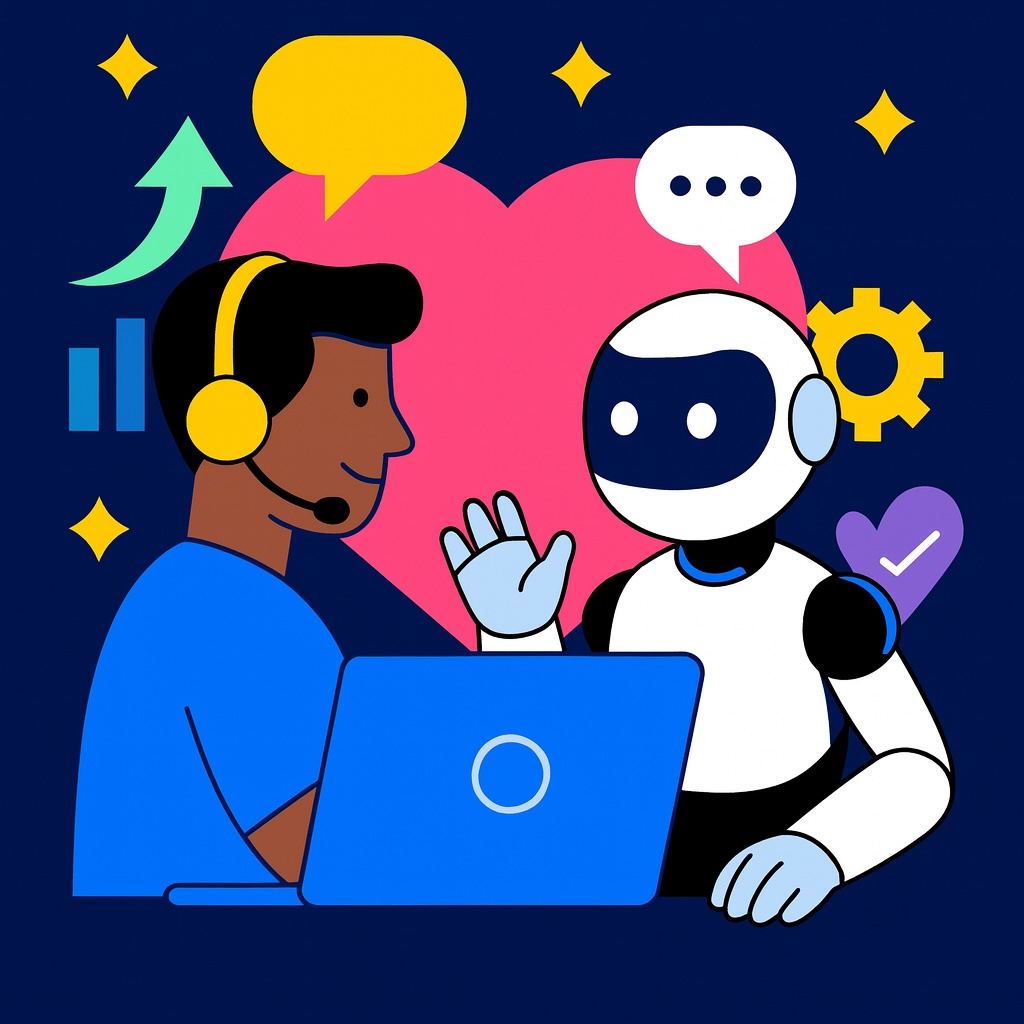 AI will not replace human agents in contact centers